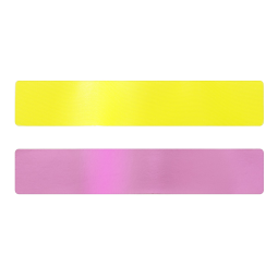 Simili cuir jaune fluo-rose pour bracelet jonc Méli Versa 30mm Simili cuir jaune fluo-rose pour bracelet jonc Méli Versa 30mm