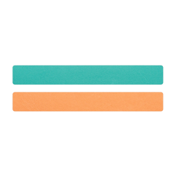 Simili cuir turquoise-pêche pour bracelet jonc Méli Versa 20mm
