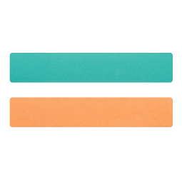 Simili cuir turquoise-pêche pour bracelet jonc Méli Versa 30mm