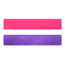 Simili cuir rose fluo-violet pour bracelet jonc Méli Versa 30mm