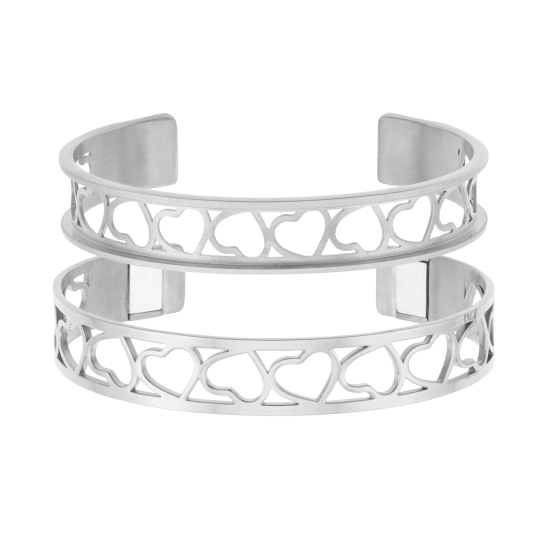 Bracelet jonc enfant Méli Versa en acier, 10mm