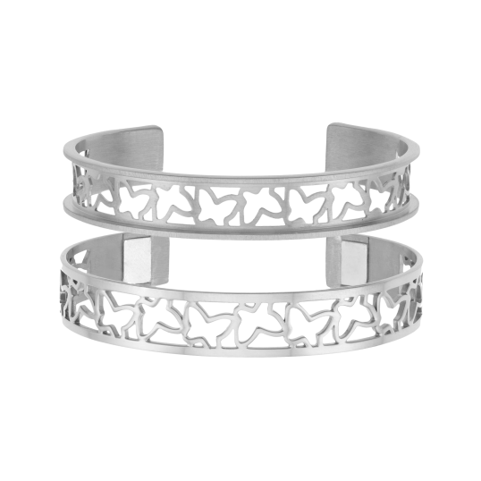 Bracelet jonc enfant Méli Versa en acier, 10mm