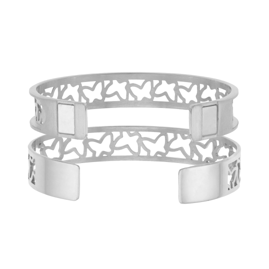 Bracelet jonc enfant Méli Versa en acier, 10mm