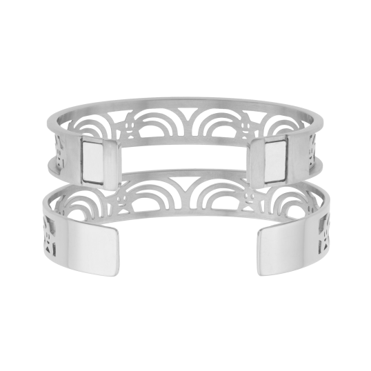 Bracelet jonc enfant Méli Versa en acier, 10mm
