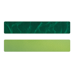 Simili cuir vert-vert pomme pour bracelet jonc Méli Versa 30mm