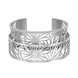 Bracelet jonc Méli Versa en acier, 20mm