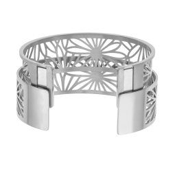 Bracelet jonc Méli Versa en acier, 20mm