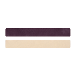 Simili cuir mauve-beige pour bracelet jonc Méli Versa 20mm