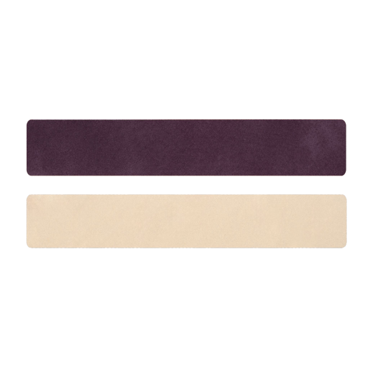 Simili cuir mauve-beige pour bracelet jonc Méli Versa 30mm
