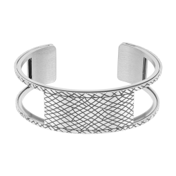 Bracelet jonc Méli Versa en acier et laque, 20mm