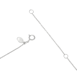 Collier en argent rhodié, onyx et perles de culture