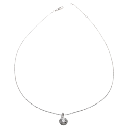 Collier en argent rhodié, oxydes de zirconium