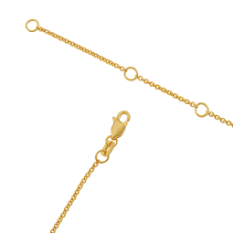 Collier en argent doré, onyx et oxyde de zirconium, coeur