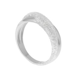 Bague en argent rhodié