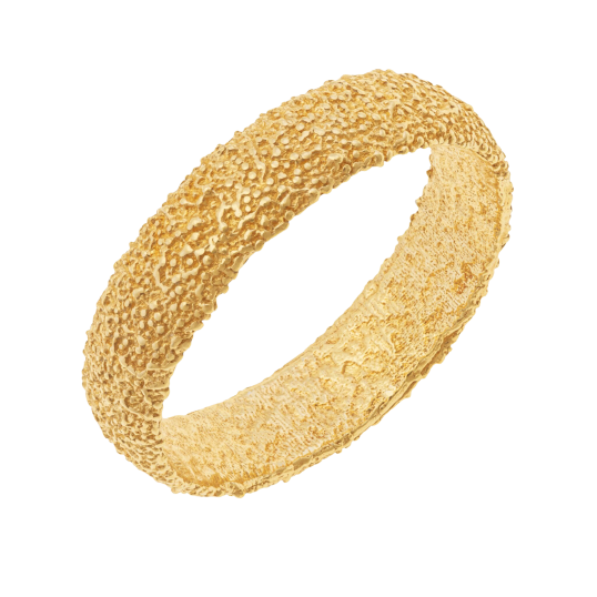 Bague en argent doré