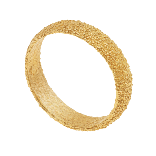 Bague en argent doré