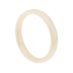 Bague en céramique crème Bague en céramique crème