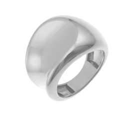 Bague en argent rhodié