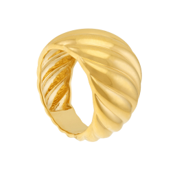 Bague en argent doré