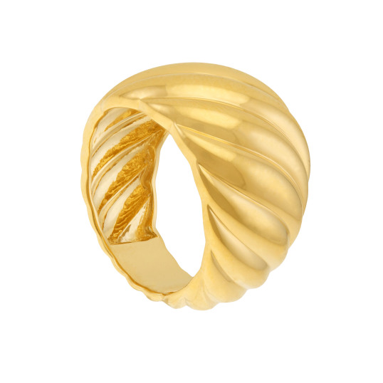 Bague en argent doré