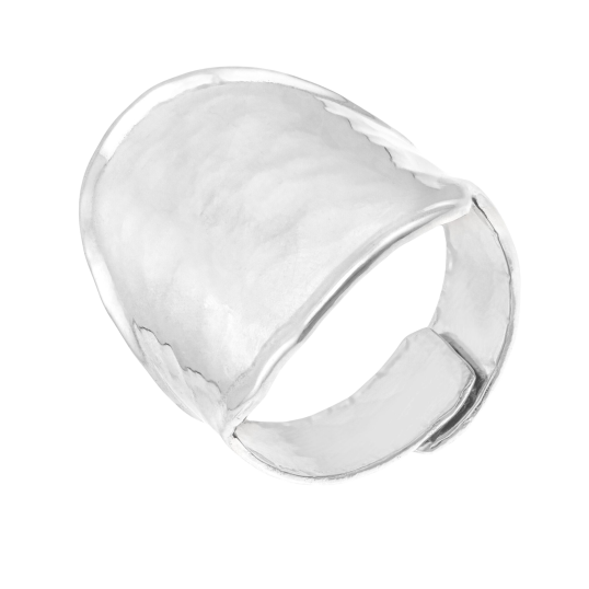 Bague en argent rhodié