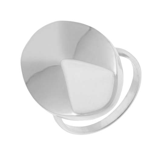 Bague en argent rhodié