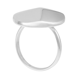 Bague en argent rhodié