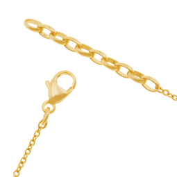 Bracelet en plaqué or et oxydes de zirconium