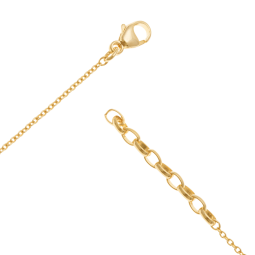 Bracelet en plaqué or et oxydes de zirconium