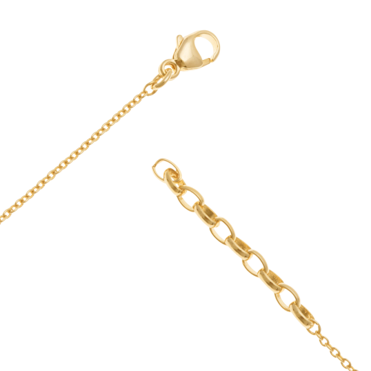 Bracelet en plaqué or et oxydes de zirconium
