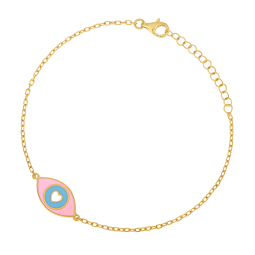 Bracelet en plaqué or et laque