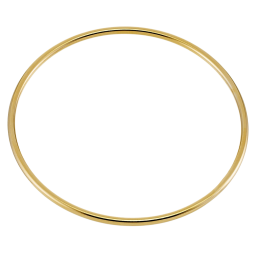 Bracelet en plaqué or jonc rigide