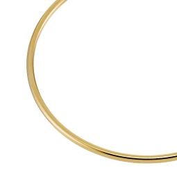 Bracelet en plaqué or jonc rigide