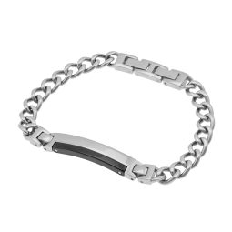 Bracelet en acier et céramique