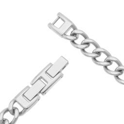 Bracelet en acier et céramique
