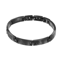 Bracelet en acier vieilli