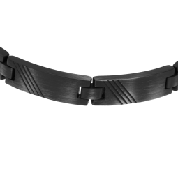 Bracelet en acier vieilli