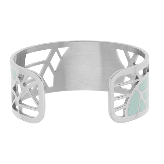 Bracelet jonc en acier et laque Bracelet jonc en acier et laque