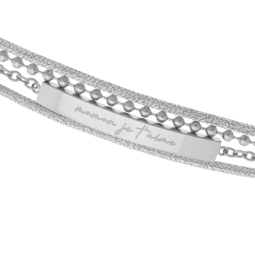 Bracelet en acier multichaines Bracelet en acier multichaines