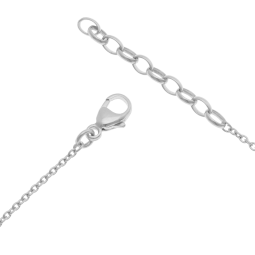 Bracelet en argent rhodié et oxydes de zirconium, coeurs