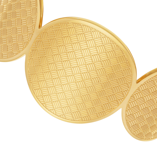 Bracelet jonc en acier doré Bracelet jonc en acier doré