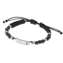 Bracelet en acier et céramique