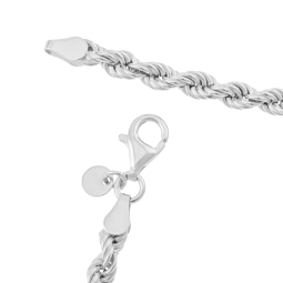Bracelet en argent rhodié