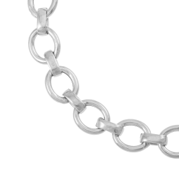 Bracelet en argent rhodié