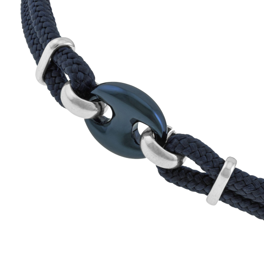 Bracelet en acier et cordon