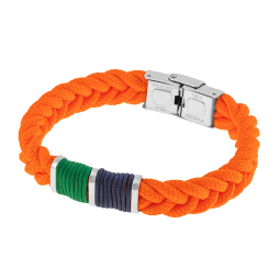 Bracelet en acier et cordon