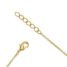 Collier en plaqué or et oxydes zirconium, scorpion