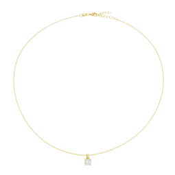Collier en plaqué or et oxyde de zirconium