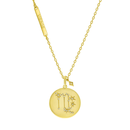 Collier en plaqué or et oxydes de zirconium, vierge