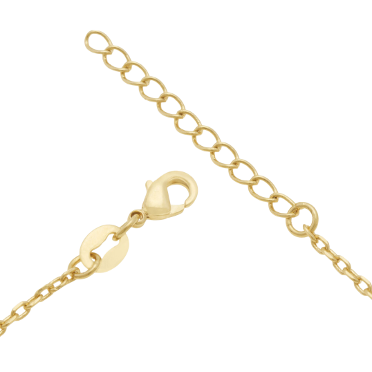 Collier en plaqué or, coeur